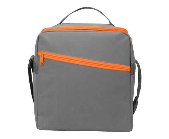 Изотермическая сумка-холодильник Classic, 938608, Цвет: серый,оранжевый, изображение 4