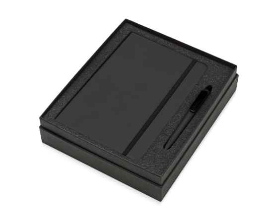 Подарочный набор Vision Pro soft-touch с ручкой и блокнотом А5, 700341.07, Цвет: черный, изображение 2