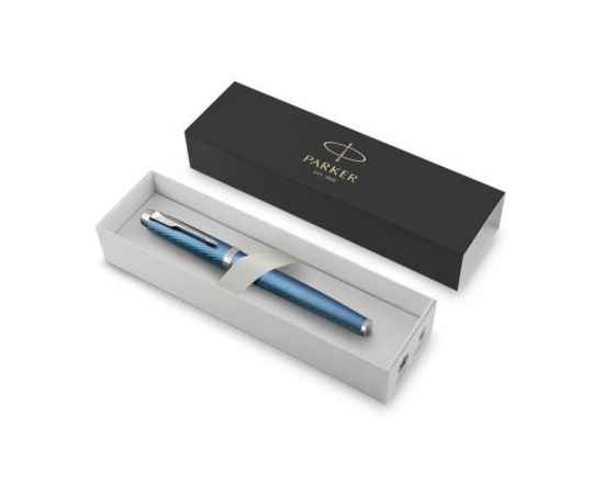 Перьевая ручка Parker IM Premium, F, 2143651, Цвет: голубой,серебристый, изображение 2