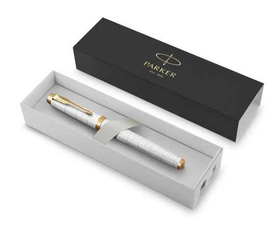Перьевая ручка Parker IM Premium, F, 2143649, Цвет: белый,золотистый, изображение 2