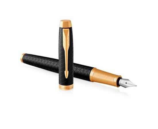 Ручка перьевая Parker IM Premium, F, 1931646, Цвет: черный,золотистый, изображение 4