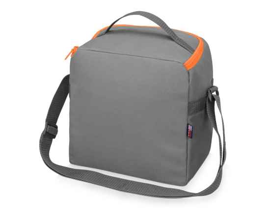 Изотермическая сумка-холодильник Classic, 938608, Цвет: серый,оранжевый, изображение 3