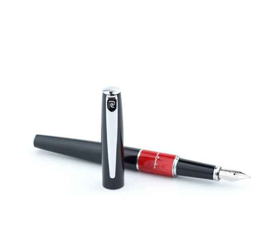 Ручка перьевая Libra, 417555, Цвет: черный,красный,серебристый, изображение 7