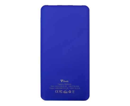 596802 Внешний аккумулятор Reserve с USB Type-C, 5000 mAh, Цвет: синий, изображение 3