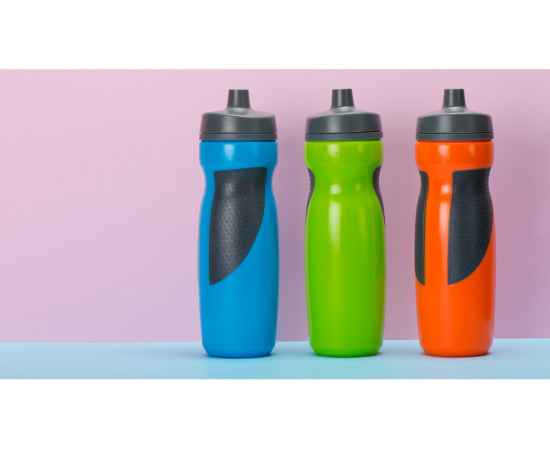 Спортивная бутылка Flex, 522428, Цвет: серый,оранжевый, Объем: 709, изображение 6