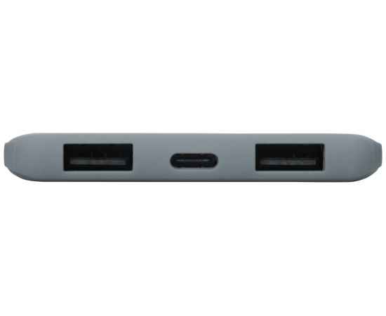 596817 Внешний аккумулятор Reserve с USB Type-C, 5000 mAh, Цвет: серый, изображение 6