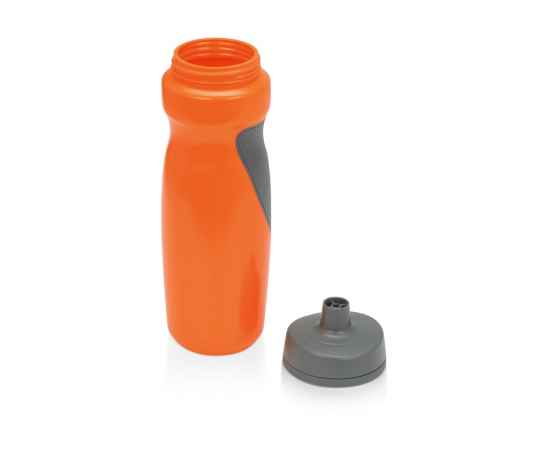 Спортивная бутылка Flex, 522428, Цвет: серый,оранжевый, Объем: 709, изображение 2