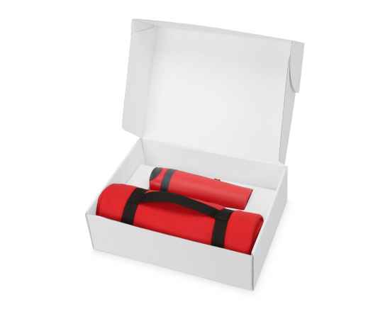 Подарочный набор Cozy с пледом и термокружкой, 700360.04, Цвет: красный, Объем: 450, изображение 2