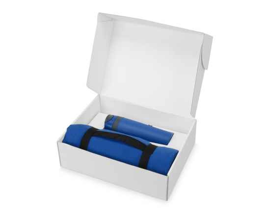 Подарочный набор Cozy с пледом и термокружкой, 700360.06, Цвет: синий, Объем: 450, изображение 2
