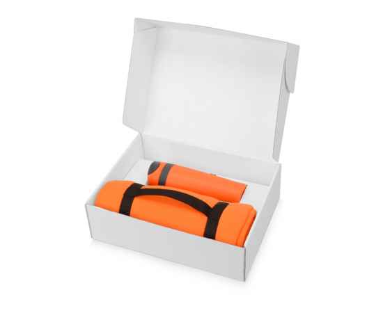 Подарочный набор Cozy с пледом и термокружкой, 700360.05, Цвет: оранжевый, Объем: 450, изображение 2