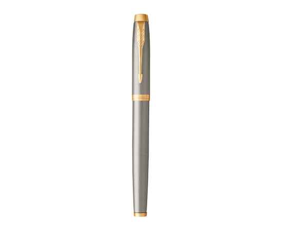 Ручка роллер Parker IM Core Brushed Metal GT, 1931663, Цвет: золотистый,серый, изображение 2