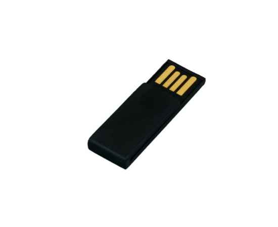 USB 2.0- флешка промо на 16 Гб в виде скрепки, 16Gb, 6012.16.07, Цвет: черный, Интерфейс: USB 2.0, Объем памяти: 16 Gb, Размер: 16Gb, изображение 2