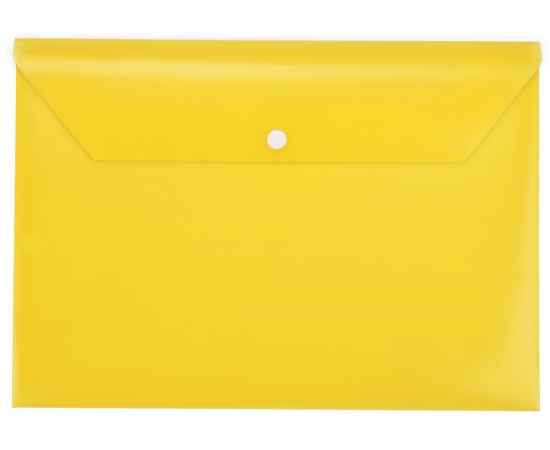 Папка-конверт А4, 19117, Цвет: желтый, изображение 2