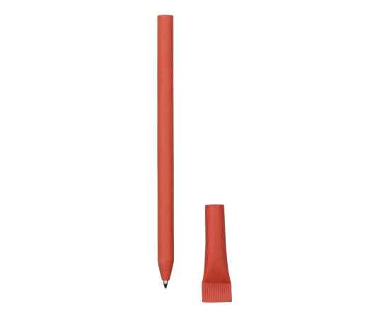 Ручка из переработанной бумаги с колпачком Recycled, 12600.01, Цвет: красный, изображение 2