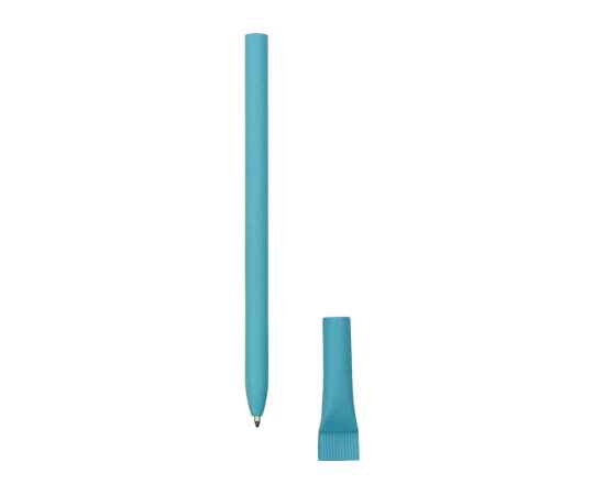 Ручка из переработанной бумаги с колпачком Recycled, 12600.10, Цвет: голубой, изображение 2