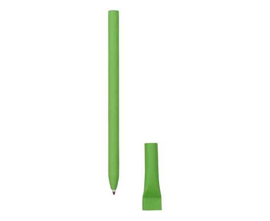 Ручка из переработанной бумаги с колпачком Recycled, 12600.19, Цвет: зеленое яблоко, изображение 2