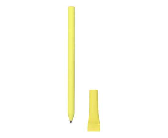 Ручка из переработанной бумаги с колпачком Recycled, 12600.04, Цвет: желтый, изображение 2