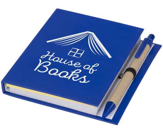 Комбинированный блокнот с шариковой ручкой, 21022601, Цвет: синий, изображение 5
