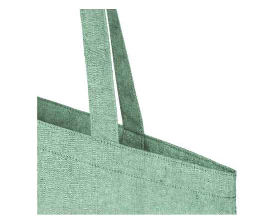 Сумка Pheebs из переработанного хлопка, 150 г/м², 12041044, Цвет: зеленый меланж, изображение 4