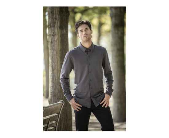 Рубашка Bigelow мужская с длинным рукавом, XS, 3817689XS, Цвет: серый, Размер: XS, изображение 4