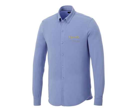 Рубашка Bigelow мужская с длинным рукавом, XS, 3817640XS, Цвет: светло-синий, Размер: XS, изображение 4