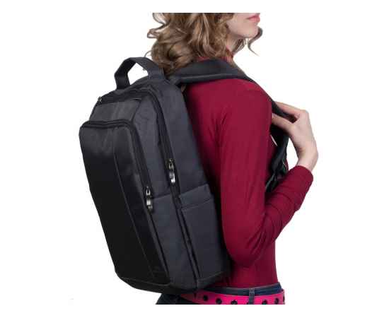 Рюкзак для ноутбука 15.6, 94061, Цвет: черный, изображение 16