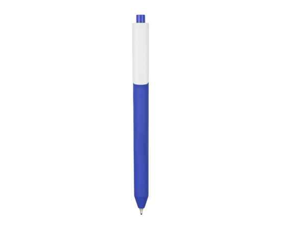 Ручка пластиковая шариковая Pigra  P03 софт-тач, p03prm-901, Цвет: синий,белый, изображение 2