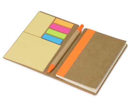 Набор стикеров А6 Write and stick с ручкой и блокнотом, 788908, Цвет: оранжевый,оранжевый,оранжевый, изображение 2