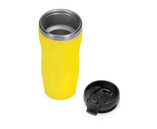 Термокружка Mony Steel soft-touch, 827004, Цвет: желтый, Объем: 350, изображение 2