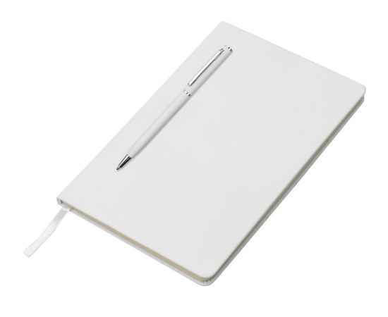Блокнот А5 Magnet soft-touch с магнитным держателем для ручки, A5, 781146, Цвет: белый, Размер: A5, изображение 2