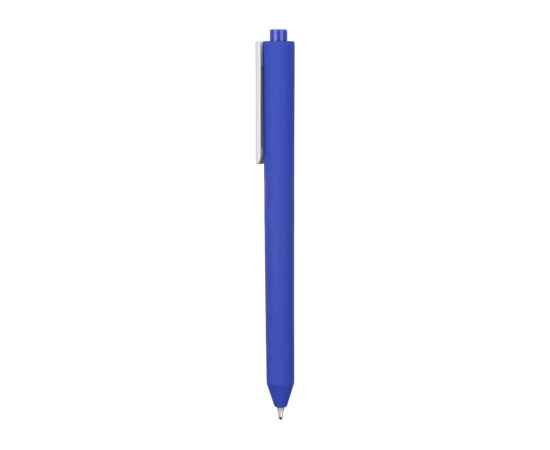 Ручка пластиковая шариковая Pigra  P03 софт-тач, p03prm-901, Цвет: синий,белый, изображение 3