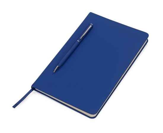 Блокнот А5 Magnet soft-touch с магнитным держателем для ручки, A5, 781142, Цвет: синий, Размер: A5, изображение 2