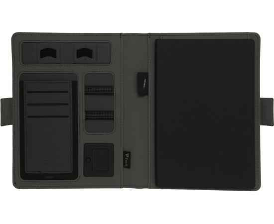 593908 Органайзер с беспроводной зарядкой Powernote, 5000 mAh, Цвет: темно-серый, изображение 11