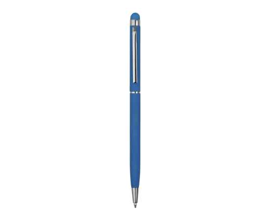 Ручка-стилус металлическая шариковая Jucy Soft soft-touch, 18570.12, Цвет: голубой, изображение 2