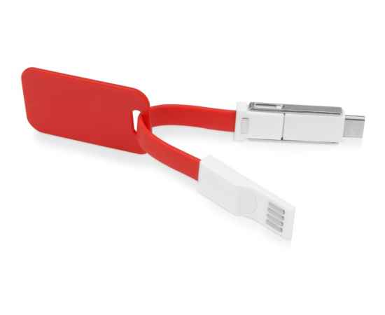 590911 Зарядный кабель Charge-it 3 в 1, Цвет: красный, изображение 3