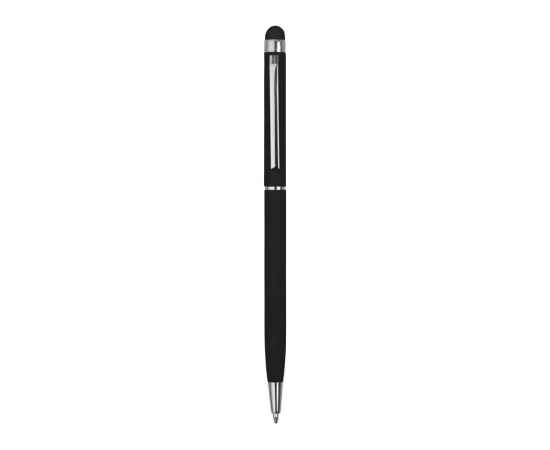 Ручка-стилус металлическая шариковая Jucy Soft soft-touch, 18570.07, Цвет: черный, изображение 2
