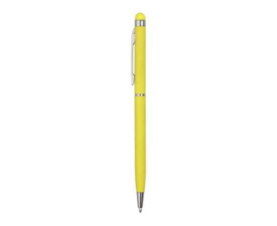 Ручка-стилус металлическая шариковая Jucy Soft soft-touch, 18570.04, Цвет: желтый, изображение 3