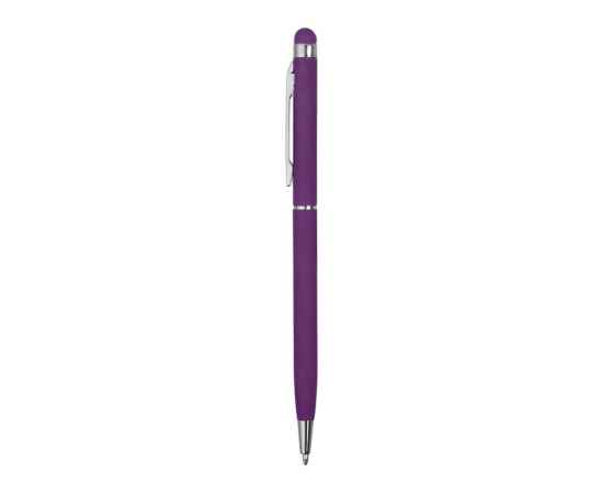 Ручка-стилус металлическая шариковая Jucy Soft soft-touch, 18570.14, Цвет: фиолетовый, изображение 3