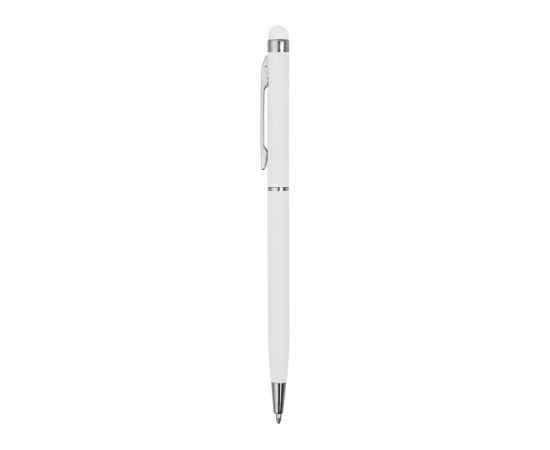 Ручка-стилус металлическая шариковая Jucy Soft soft-touch, 18570.06, Цвет: белый, изображение 3