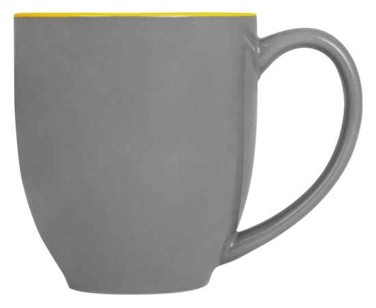 Кружка Gracy, 872814, Цвет: серый,желтый, Объем: 450, изображение 3