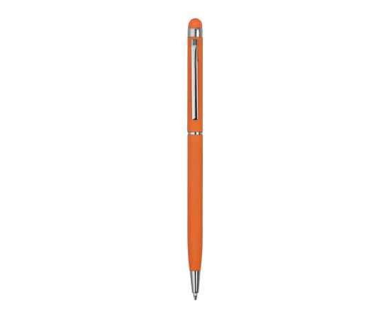 Ручка-стилус металлическая шариковая Jucy Soft soft-touch, 18570.13, Цвет: оранжевый, изображение 2