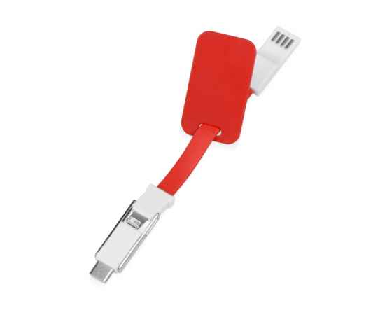 590911 Зарядный кабель Charge-it 3 в 1, Цвет: красный, изображение 4