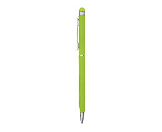 Ручка-стилус металлическая шариковая Jucy Soft soft-touch, 18570.03, Цвет: зеленое яблоко, изображение 3