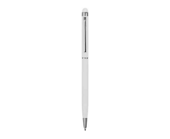 Ручка-стилус металлическая шариковая Jucy Soft soft-touch, 18570.06, Цвет: белый, изображение 2