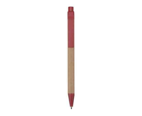 Ручка картонная шариковая Эко 3.0, 12380.01, Цвет: красный,светло-коричневый, изображение 2