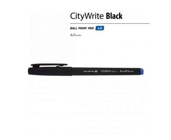 Ручка пластиковая шариковая CityWrite Black, 20-0015, изображение 2