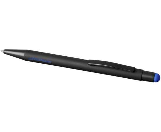 Ручка-стилус металлическая шариковая Dax soft-touch, 10741701, Цвет: черный, изображение 4