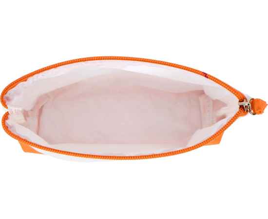 Косметичка хлопковая Cotton, 838528, Цвет: оранжевый,белый, изображение 3