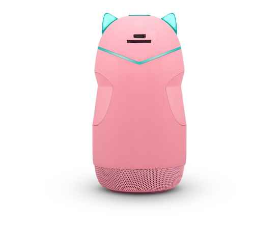 595287 Портативная колонка TWS Mysound Kitty 3C, Цвет: розовый, Интерфейс: micro-USB, слот microSD, Bluetooth, изображение 3