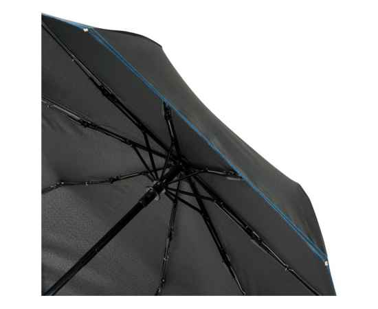 Зонт складной Stark- mini, 10914410, Цвет: черный,ярко-синий, изображение 4